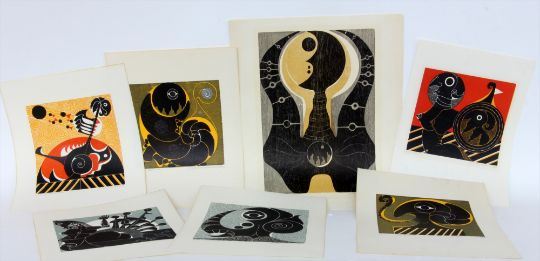 Manfred Degenhardt | Seven colour serigraphs | MutualArt