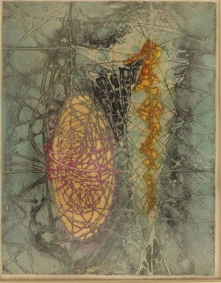 Krishna Reddy | Two Forms in One (1957) | MutualArt