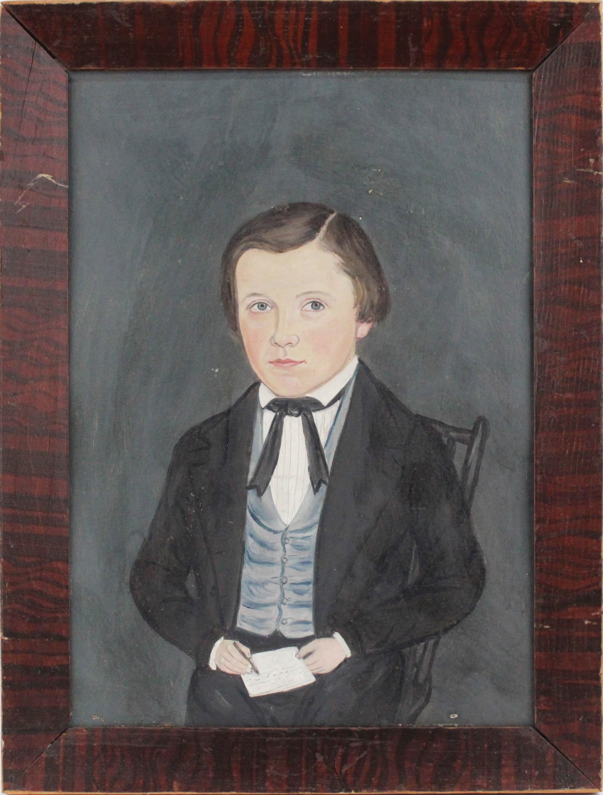 Jacob Bailey Moore | Portrait of a Young Boy and his Sister (1830s ...