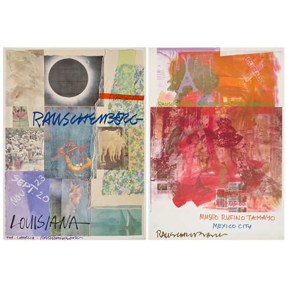Robert Rauschenberg | Louisiana Museum Exhibition Poster; Poster for ...