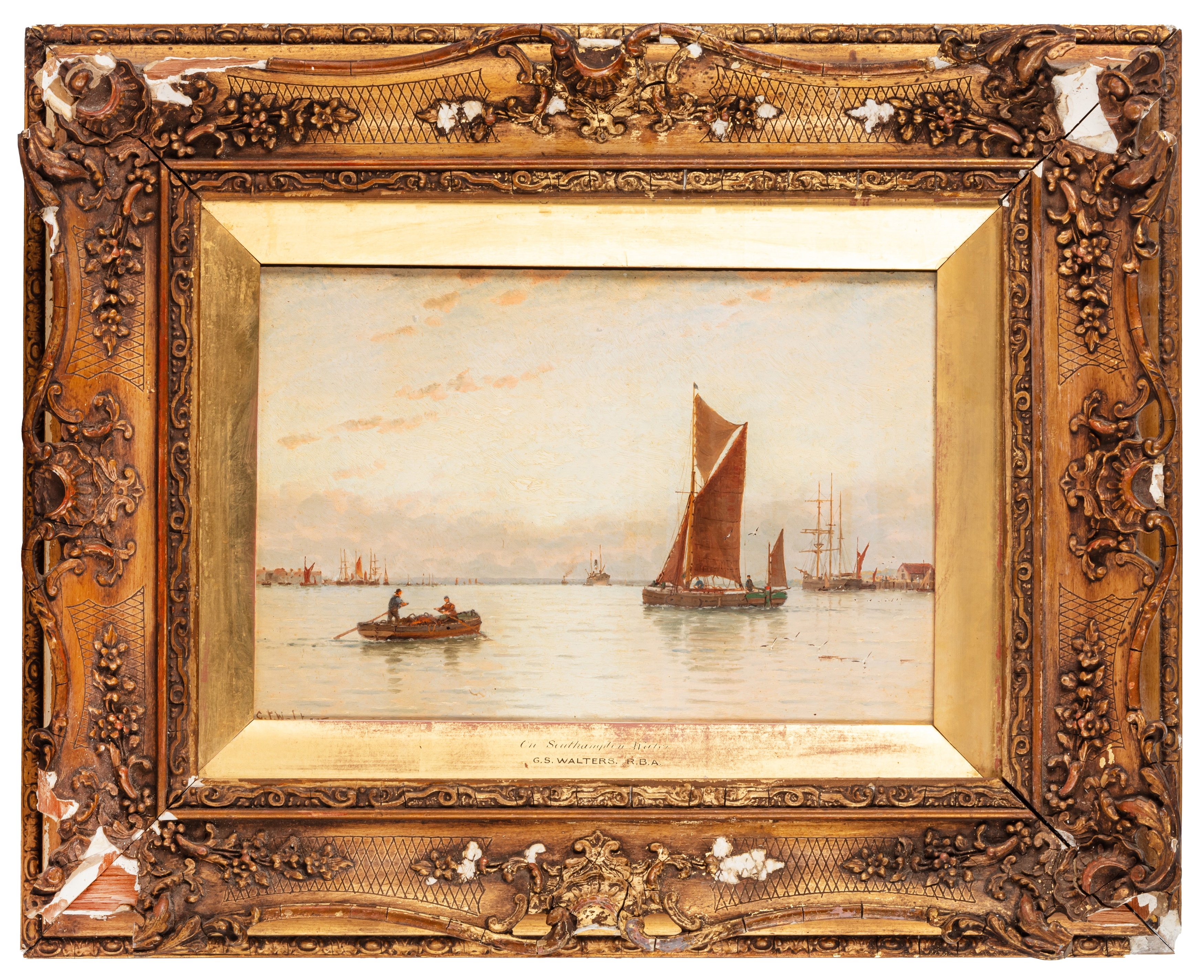 George Stanfield Walters | On Southampton Water | MutualArt