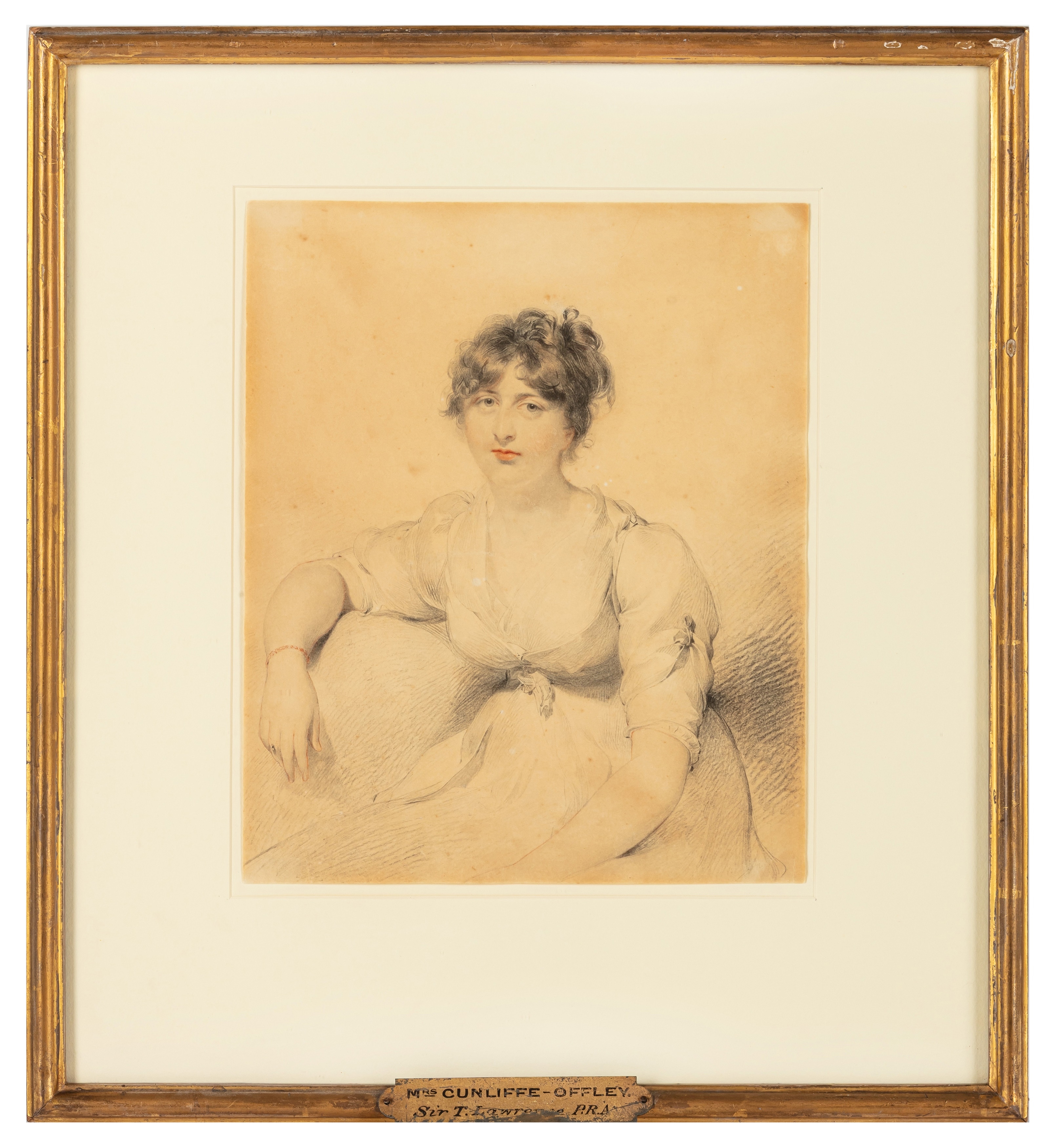 Sir Thomas Lawrence | Portrait of Hon. Emma (Crewe) Cunliffe, later ...