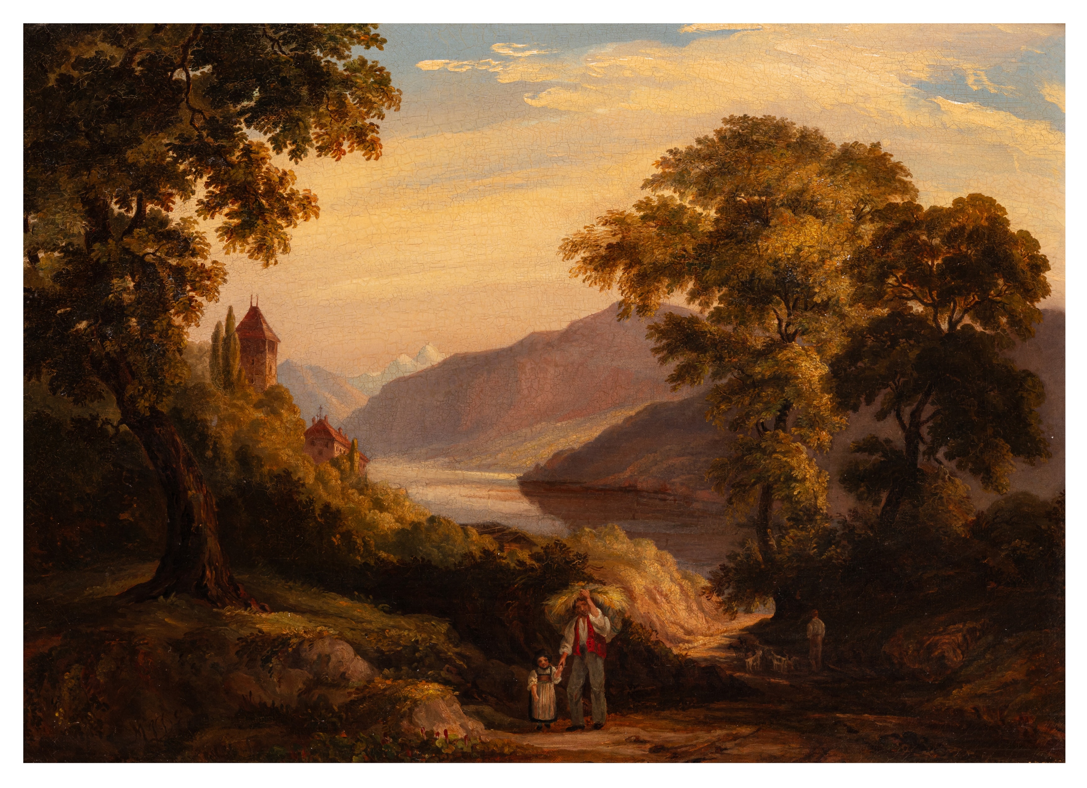 Milicent Catharine Dillman Engleheart | Chateaux de Spietz, Switzerland ...