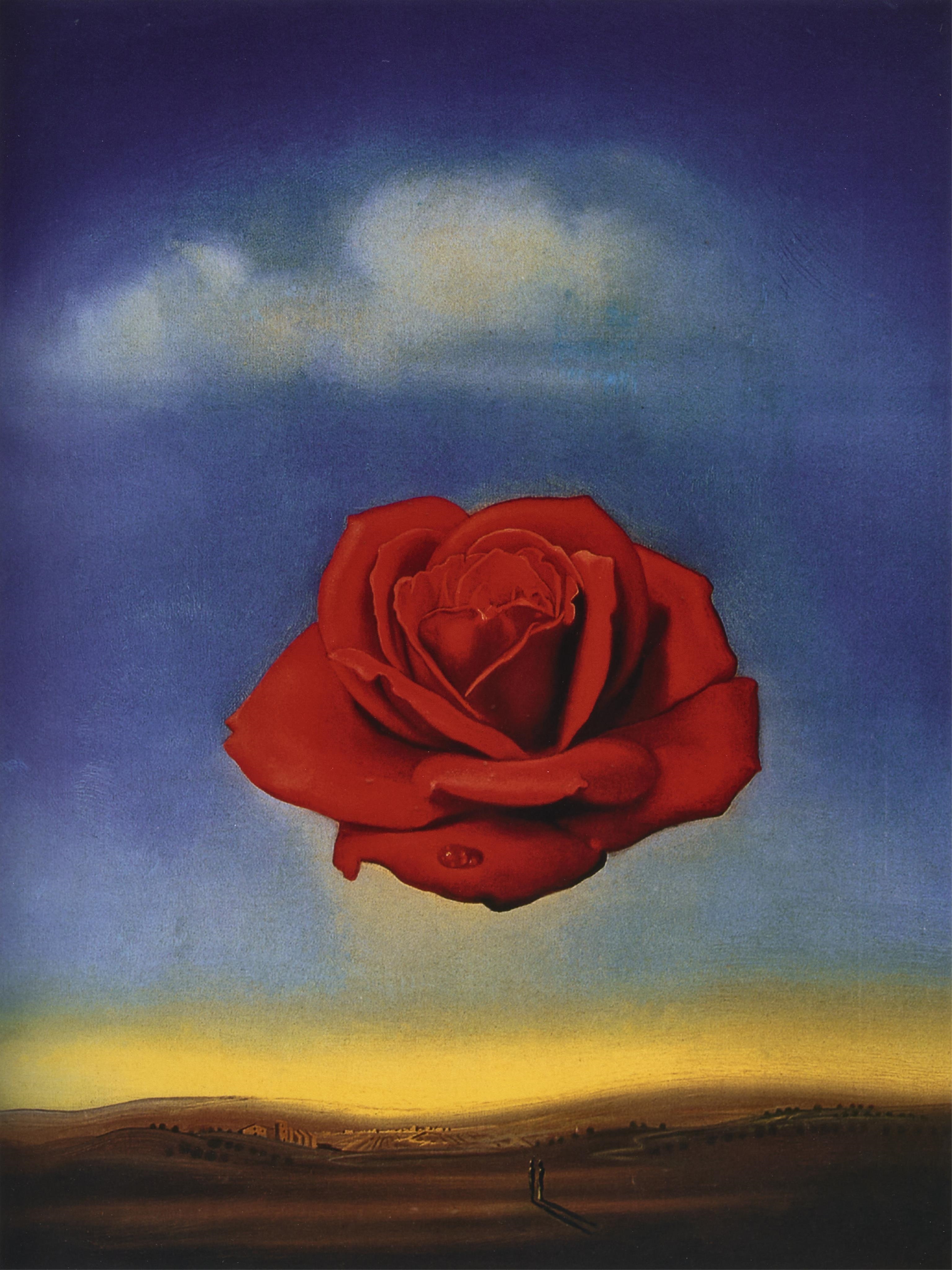 Salvador Dalí | Floating Rose | MutualArt