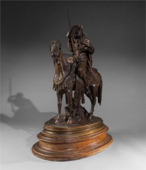 Ferdinand Pautrot | Arab rider watching | MutualArt