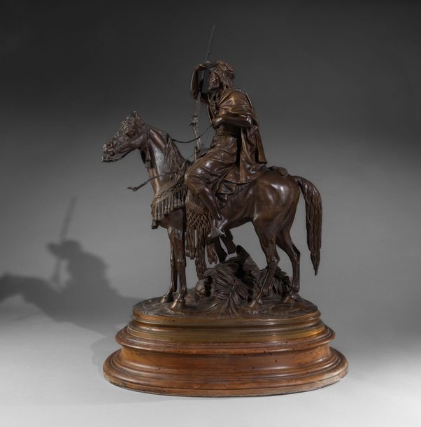 Ferdinand Pautrot | Arab rider watching | MutualArt