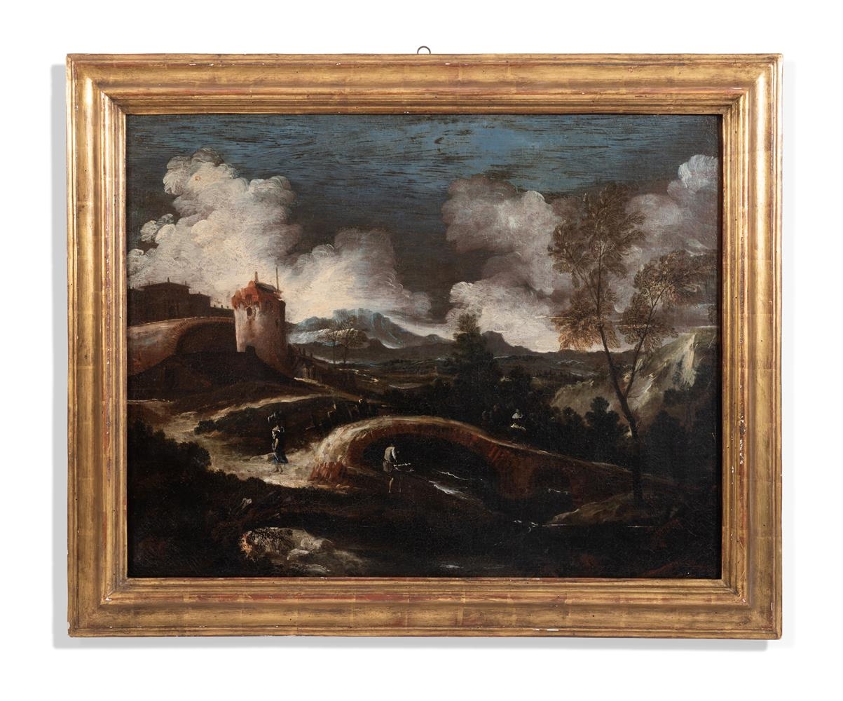 Marco Ricci | Landscape with Peasants | MutualArt