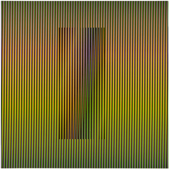 Carlos Cruz-Diez | Inducción Cromática a Doble Frecuencia | MutualArt