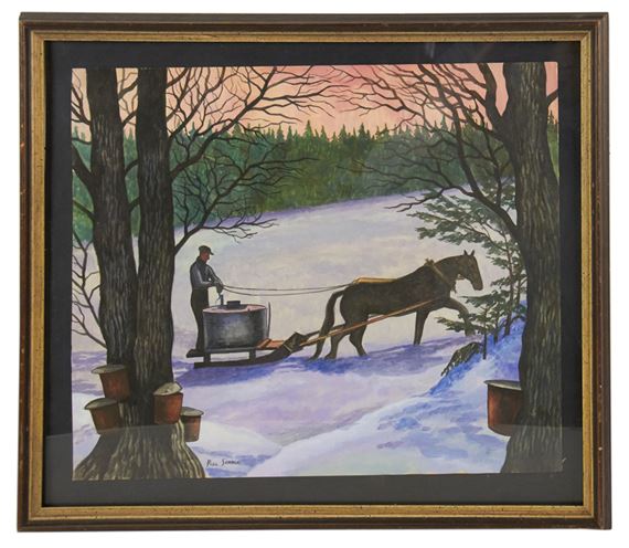 Paul Sample | Maple Syrup Production Scene | MutualArt