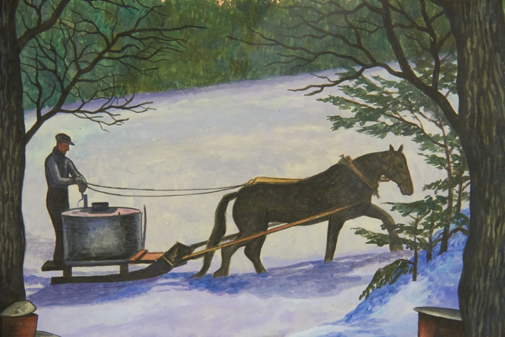 Paul Sample | Maple Syrup Production Scene | MutualArt