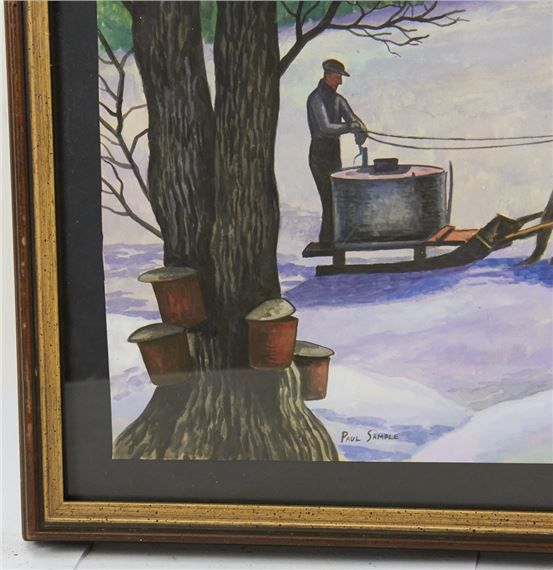 Paul Sample | Maple Syrup Production Scene | MutualArt