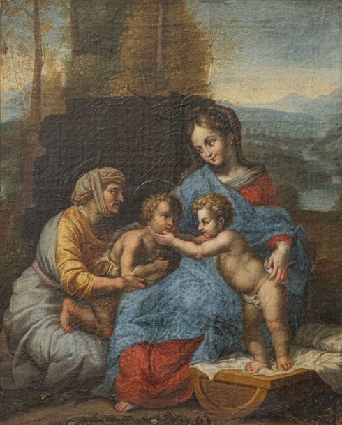 Raffaello Sanzio | The Little Holy Family (17th Century) | MutualArt