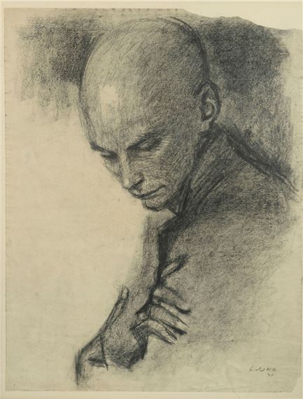 Georg Jung | Portrait of a man (1941) | MutualArt