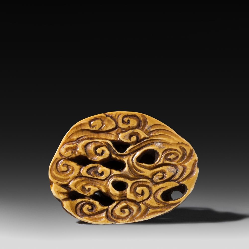 Japanese School, 20th Century | A Japanese ivory netsuke of Fujin and ...