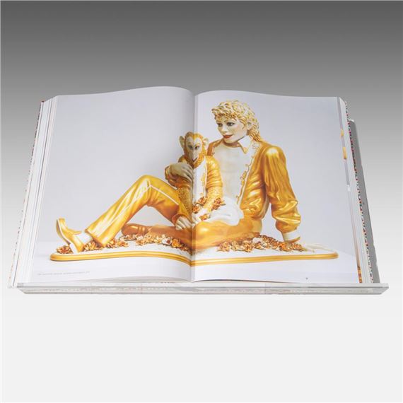 Jeff Koons | A Jeff Koons Taschen edition book on stand, by Hans