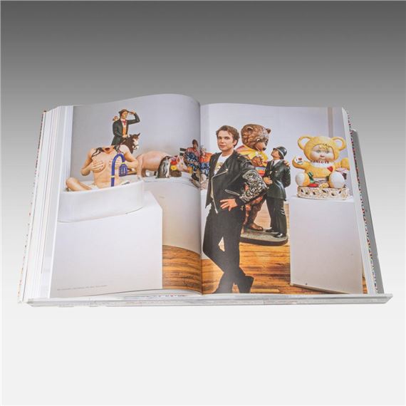 Jeff Koons | A Jeff Koons Taschen edition book on stand, by Hans