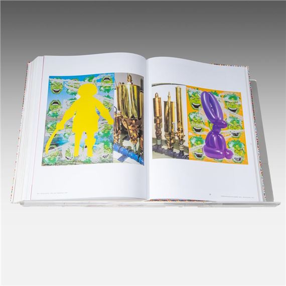 Jeff Koons | A Jeff Koons Taschen edition book on stand, by Hans