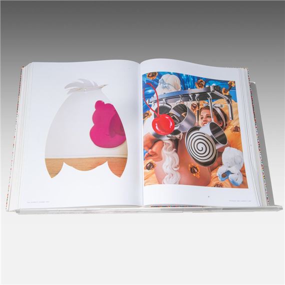 Jeff Koons | A Jeff Koons Taschen edition book on stand, by Hans