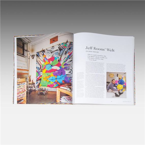 Jeff Koons | A Jeff Koons Taschen edition book on stand, by Hans