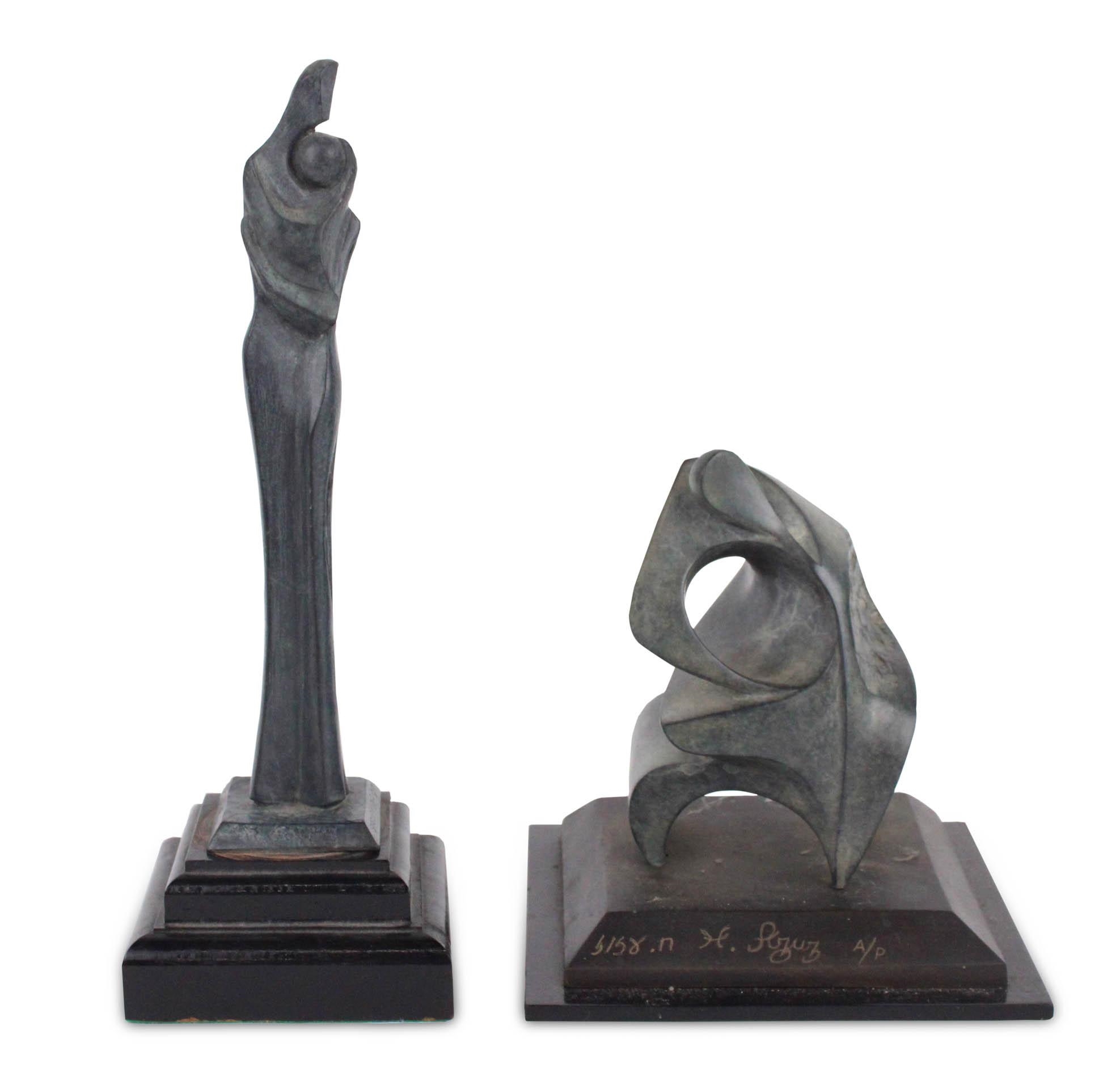 Haim Azuz | Two Abstract Sculptures | MutualArt