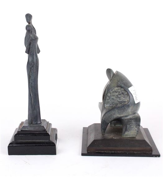 Haim Azuz | Two Abstract Sculptures | MutualArt