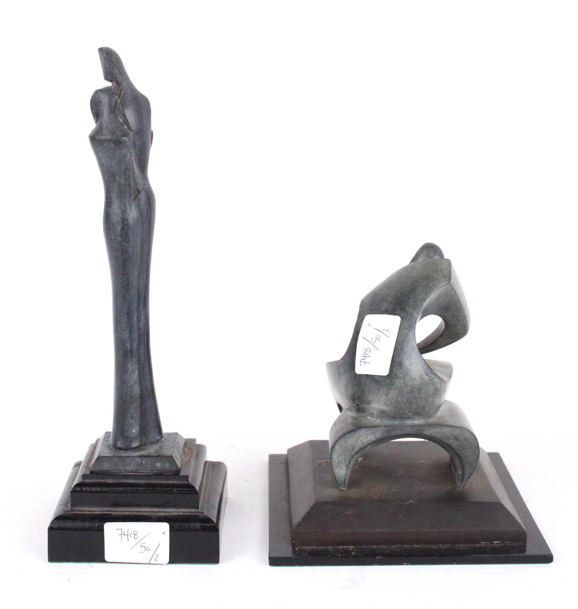 Haim Azuz | Two Abstract Sculptures | MutualArt