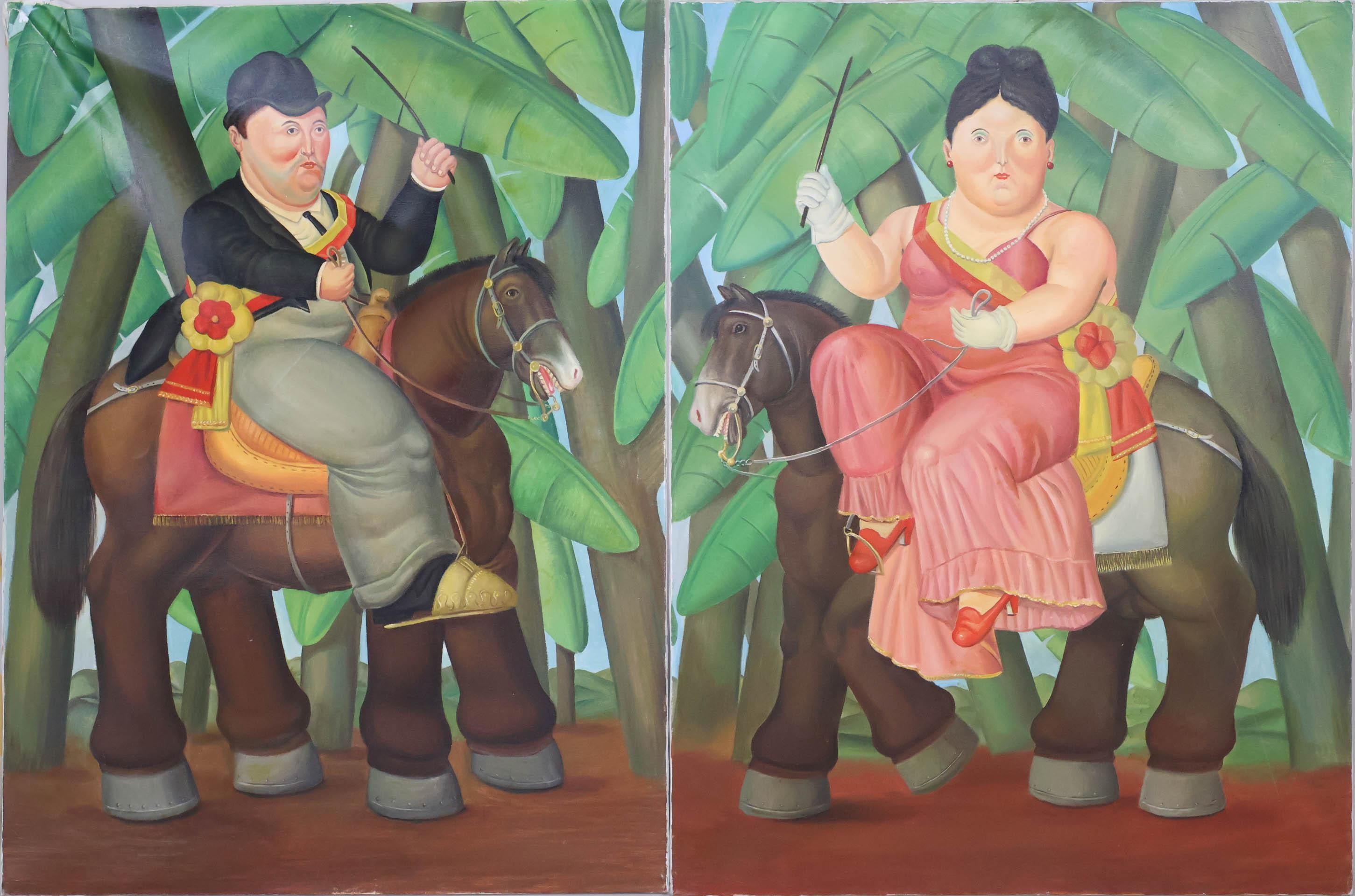 Fernando Botero | The President and First Lady | MutualArt