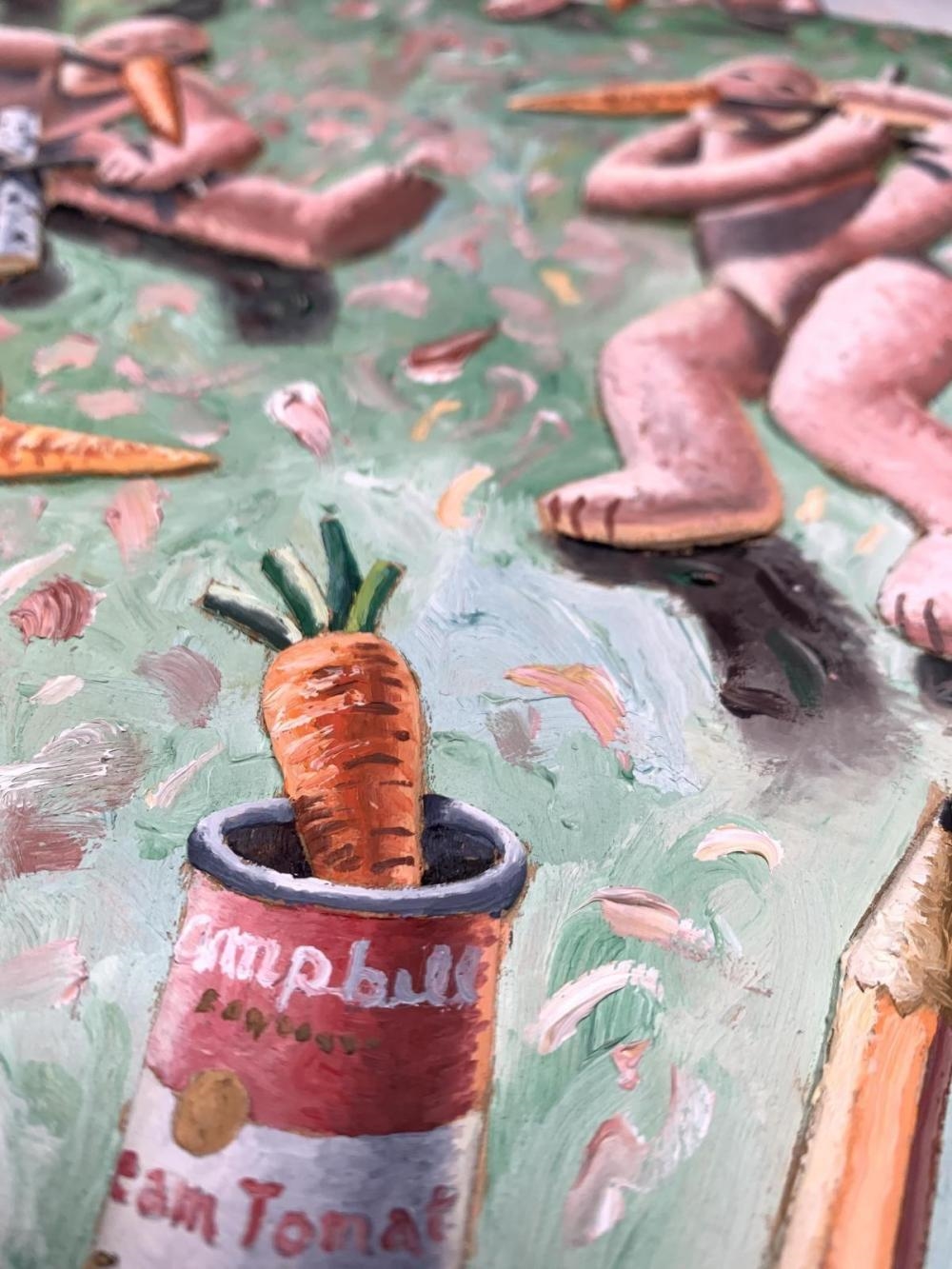 Morgan Bulkeley | Oil on Carved Maplewood (3D | MutualArt
