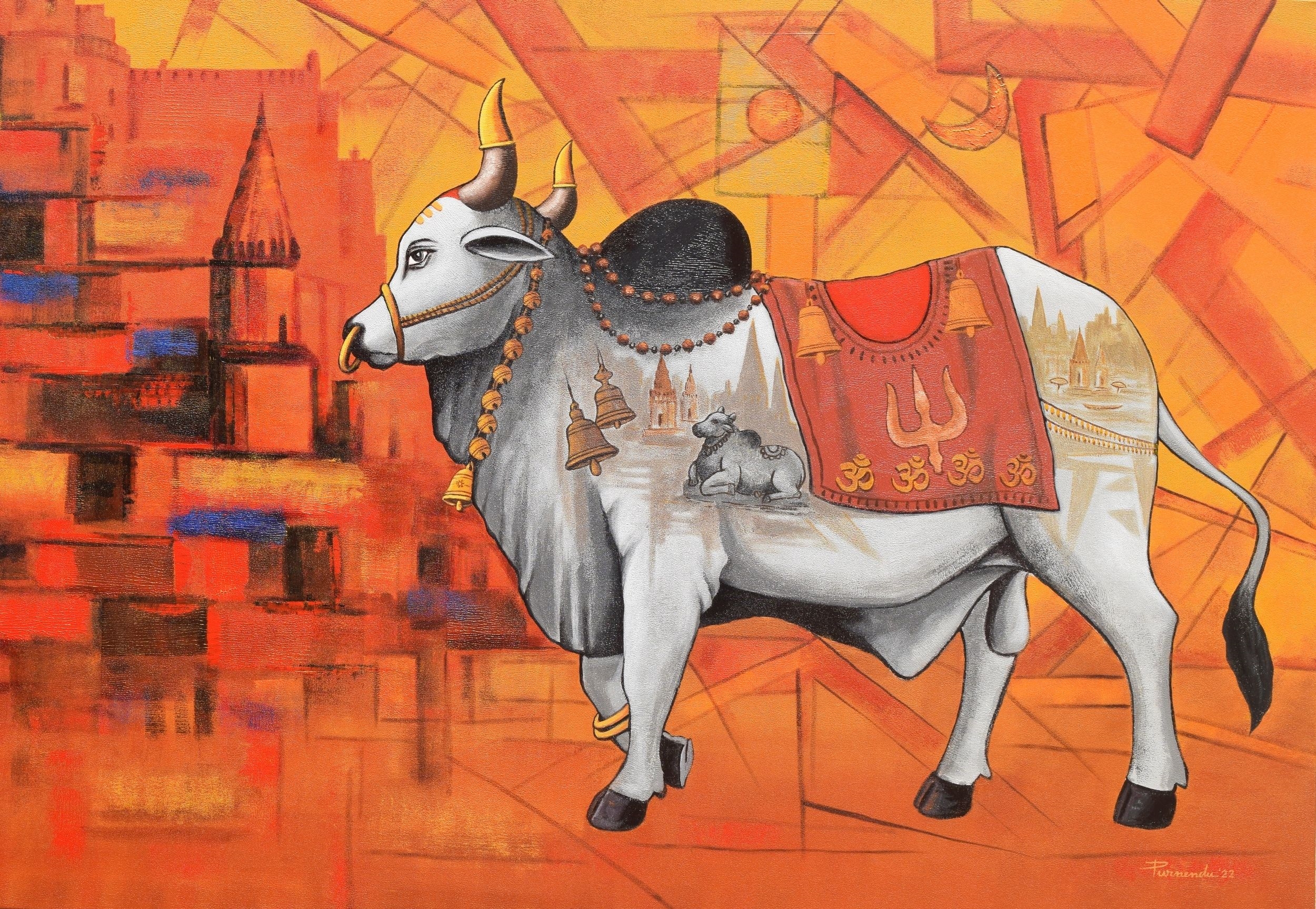 Purnendu Mandal | HOLY BULL OF SHIVA | MutualArt