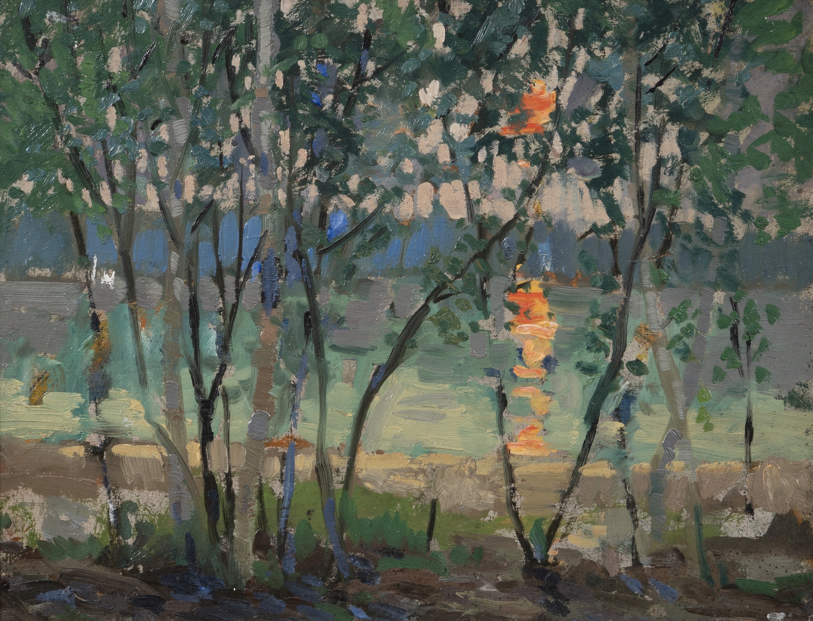 Charles Henry Richert | Lake at Sunset | MutualArt