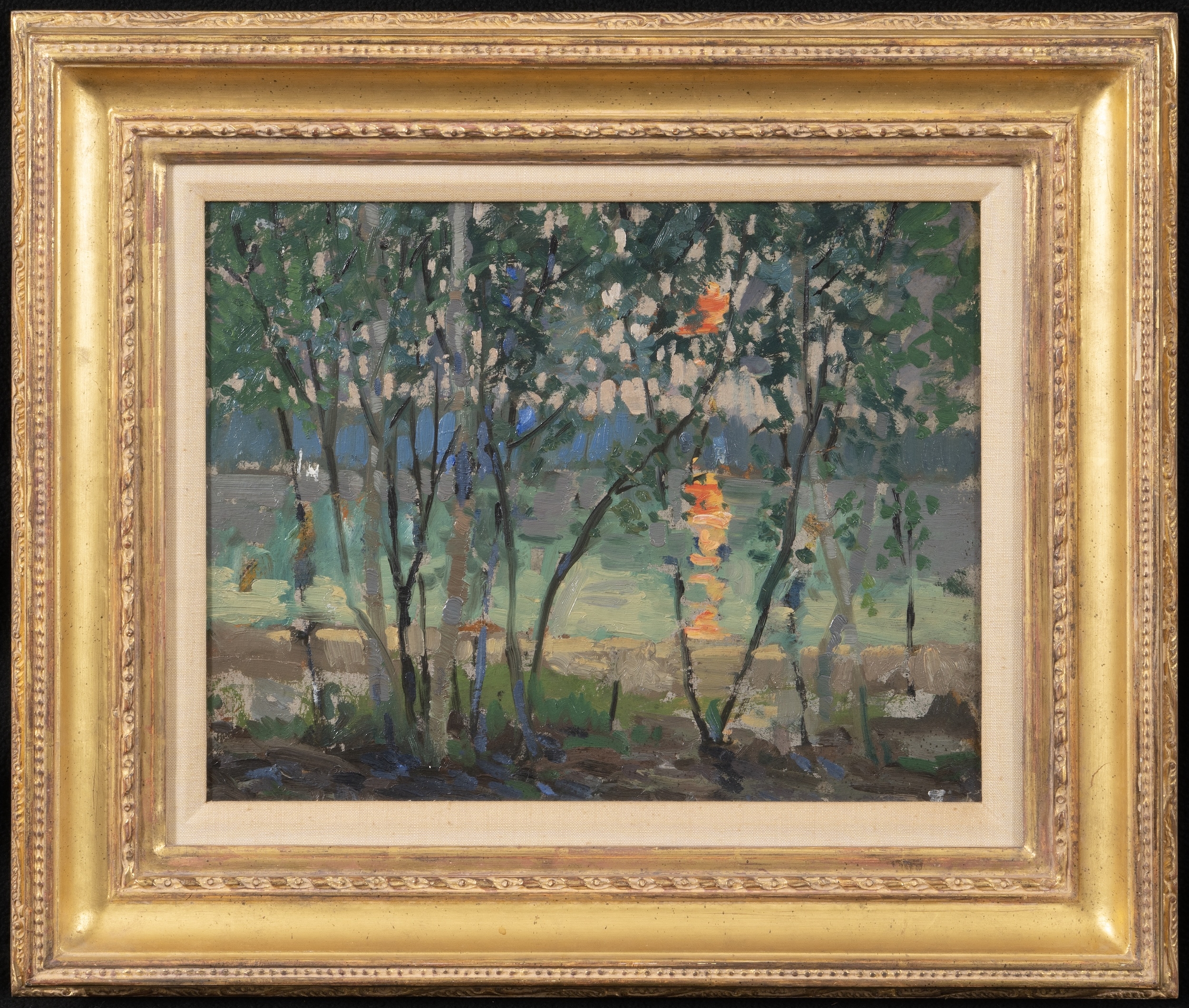 Charles Henry Richert | Lake at Sunset | MutualArt