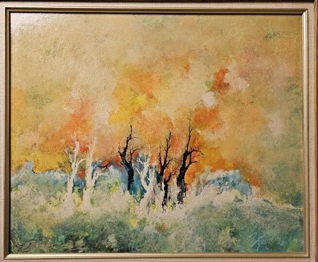 François Boucheix | Landscape trees in autumn (80) | MutualArt