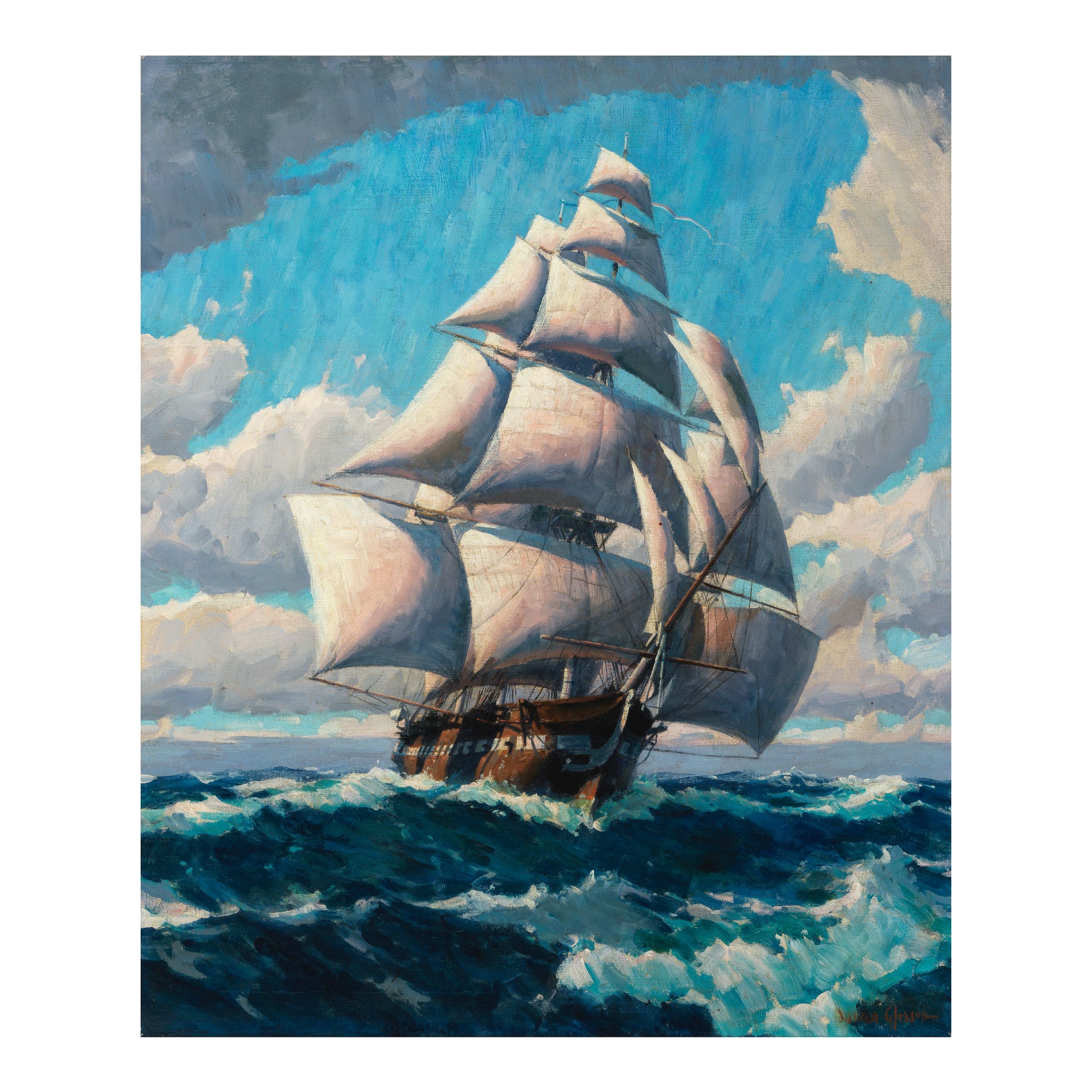 Joe Duncan Gleason | The U.S.S. Constitution | MutualArt