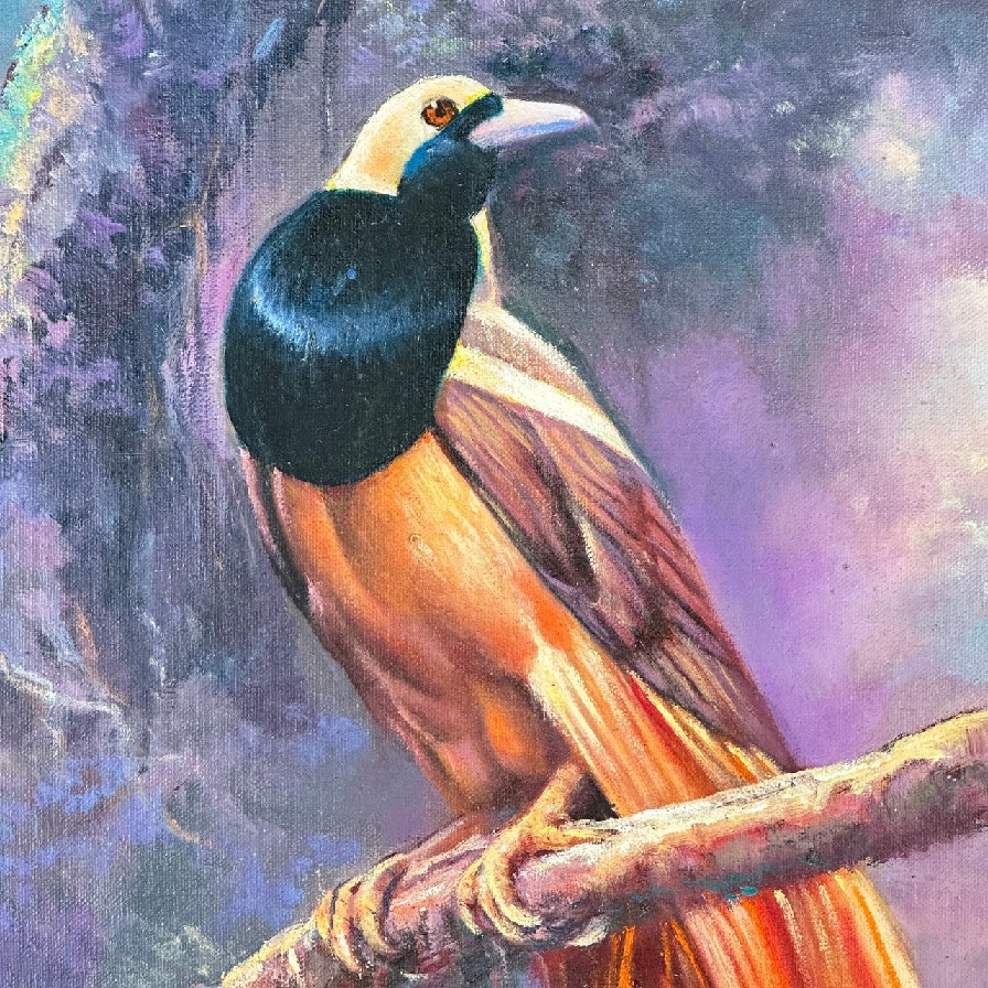 Hardi | HARDI OIL PAINTING HEAVENLY BIRD | MutualArt