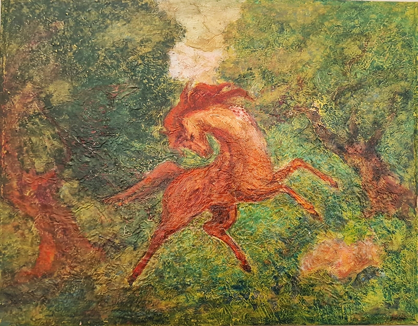 Aligi Sassu | Cavallo Sauro (1993) | MutualArt