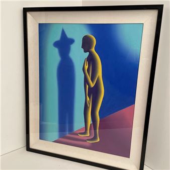 Mark Kostabi | I Talk to the Devil Too (1989) | MutualArt