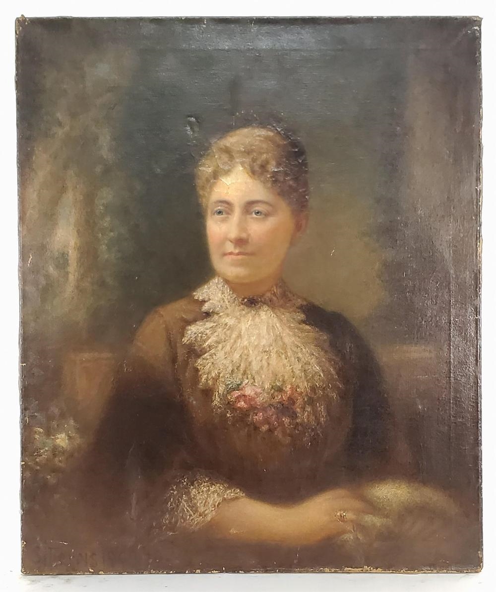 Stephen James Ferris | Portrait of a Matronly Lady (1909) | MutualArt