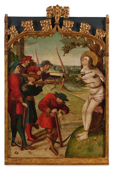 Master of Santiago | Martyrdom of Saint Sebastian | MutualArt