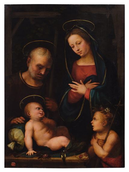 Holy Family with Saint John the Baptist - Mariotto Albertinelli
