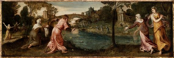 Finding of Moses - Lambert Sustris