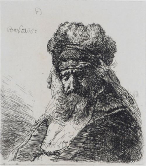 Rembrandt van Rijn | Old Man with Big Beard (1880) | MutualArt
