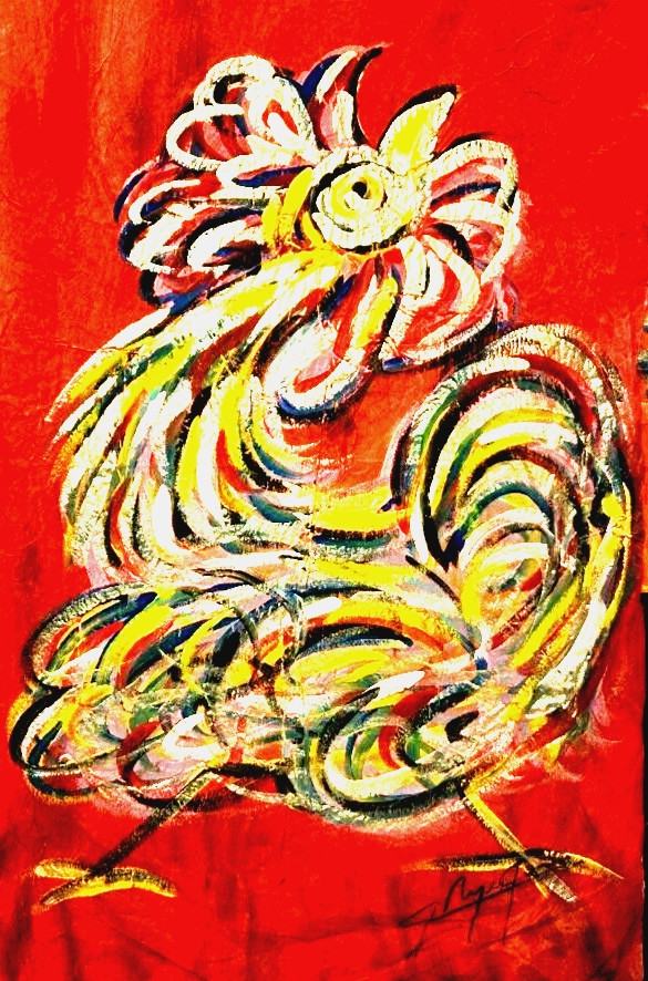 Chucho Reyes | Gold Red Rooster (2014 - 2026) | MutualArt