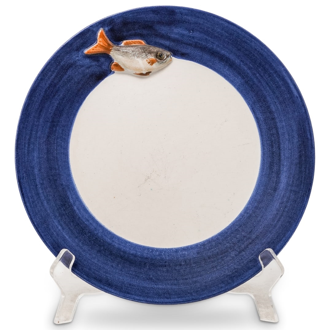 Marcel Guillot | Pont-Aven Fish Ceramic Plates Group (Mid 20) | MutualArt
