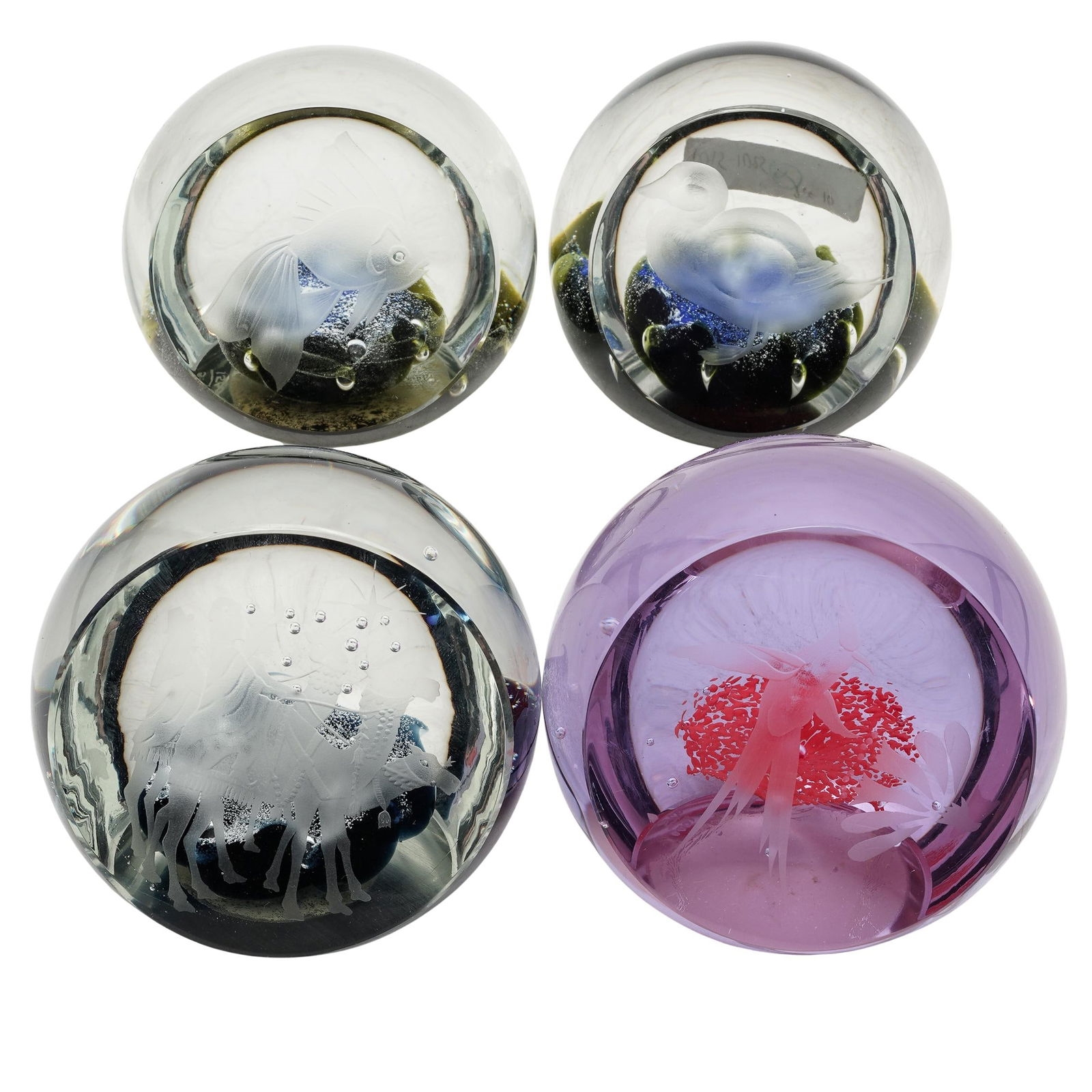 David Mann | Scottish Caithness Glass Paperweights (Late 20) | MutualArt