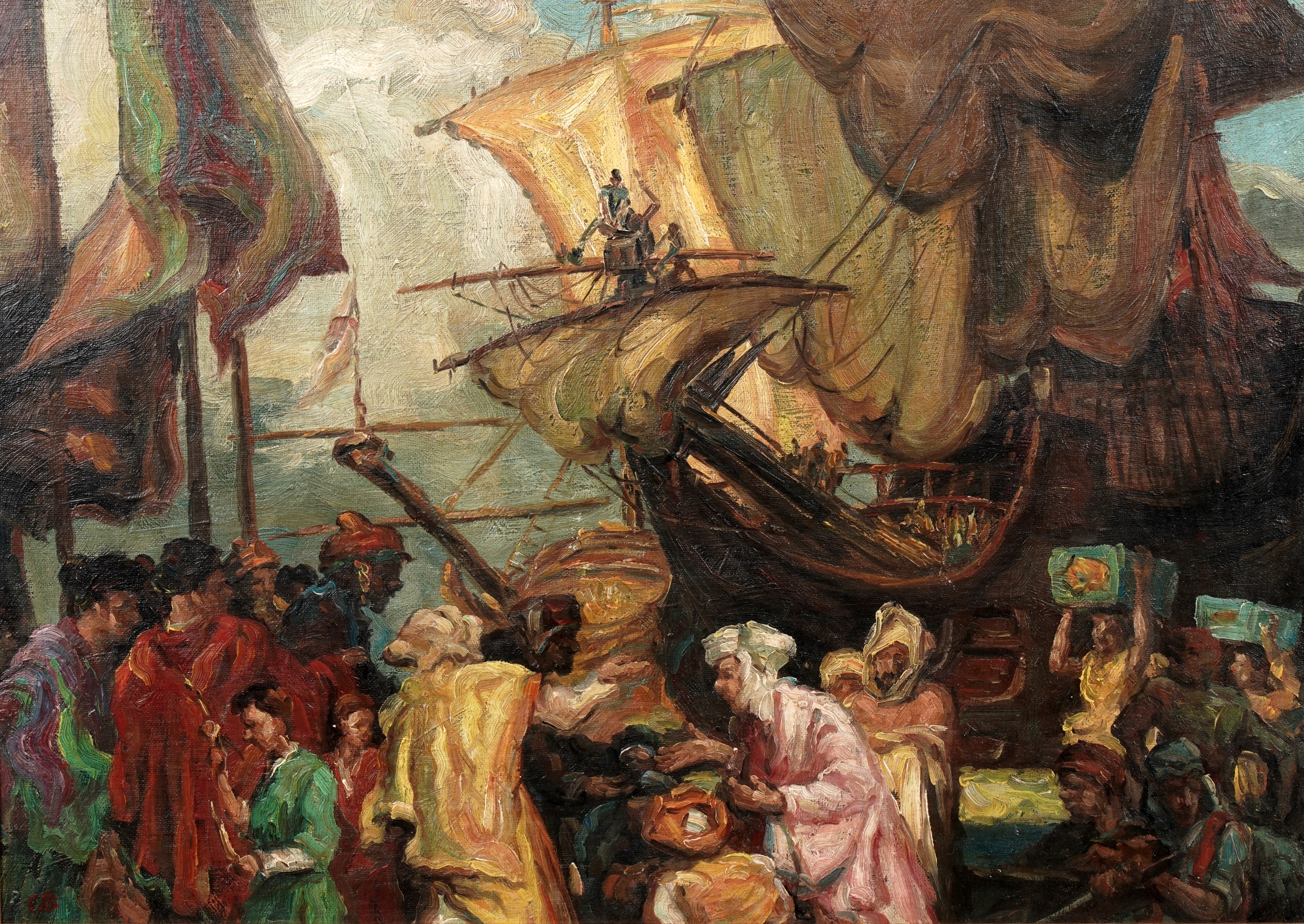 frank-william-brangwyn-port-commerce-mutualart