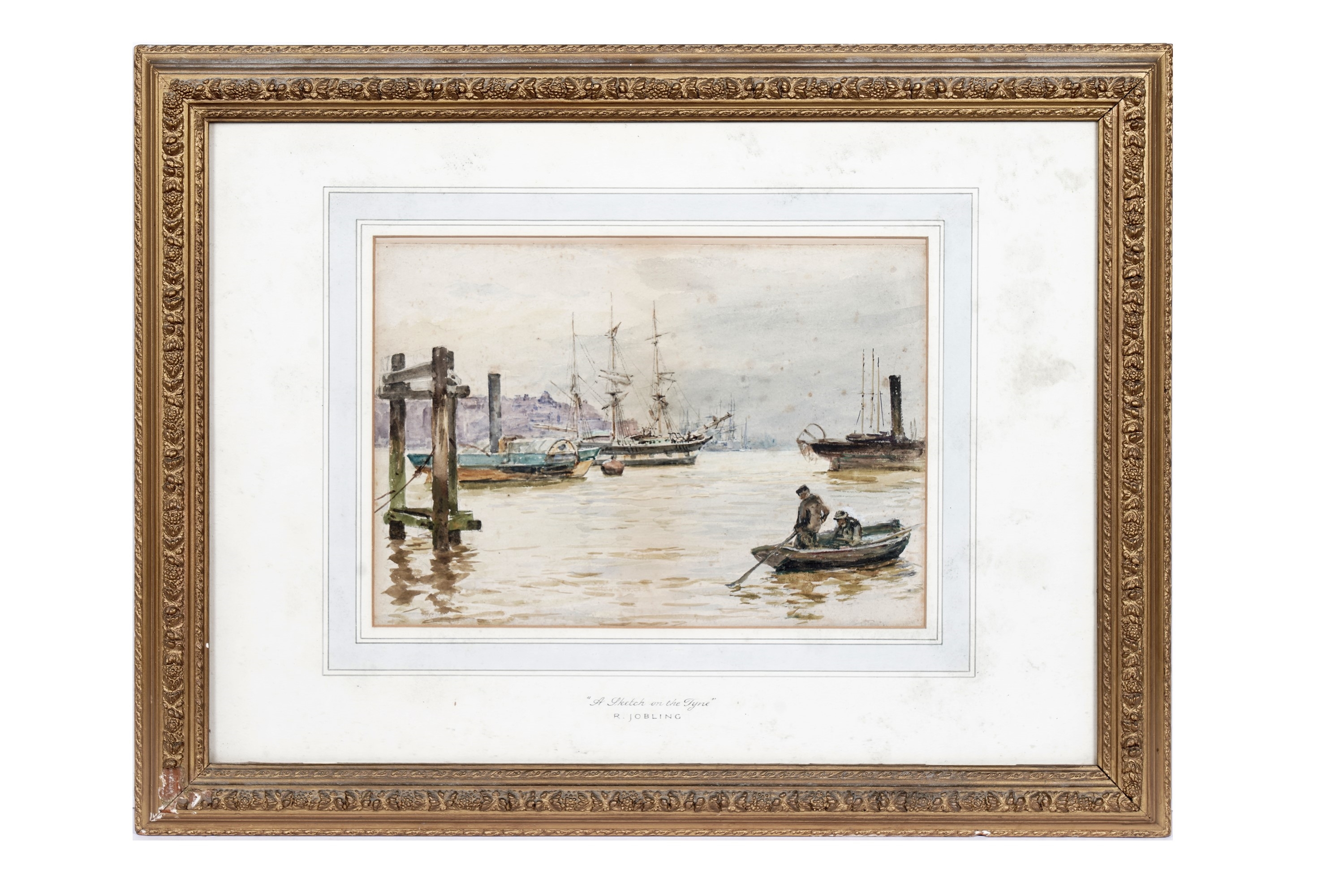 Robert Jobling | A Sketch on the Tyne | MutualArt