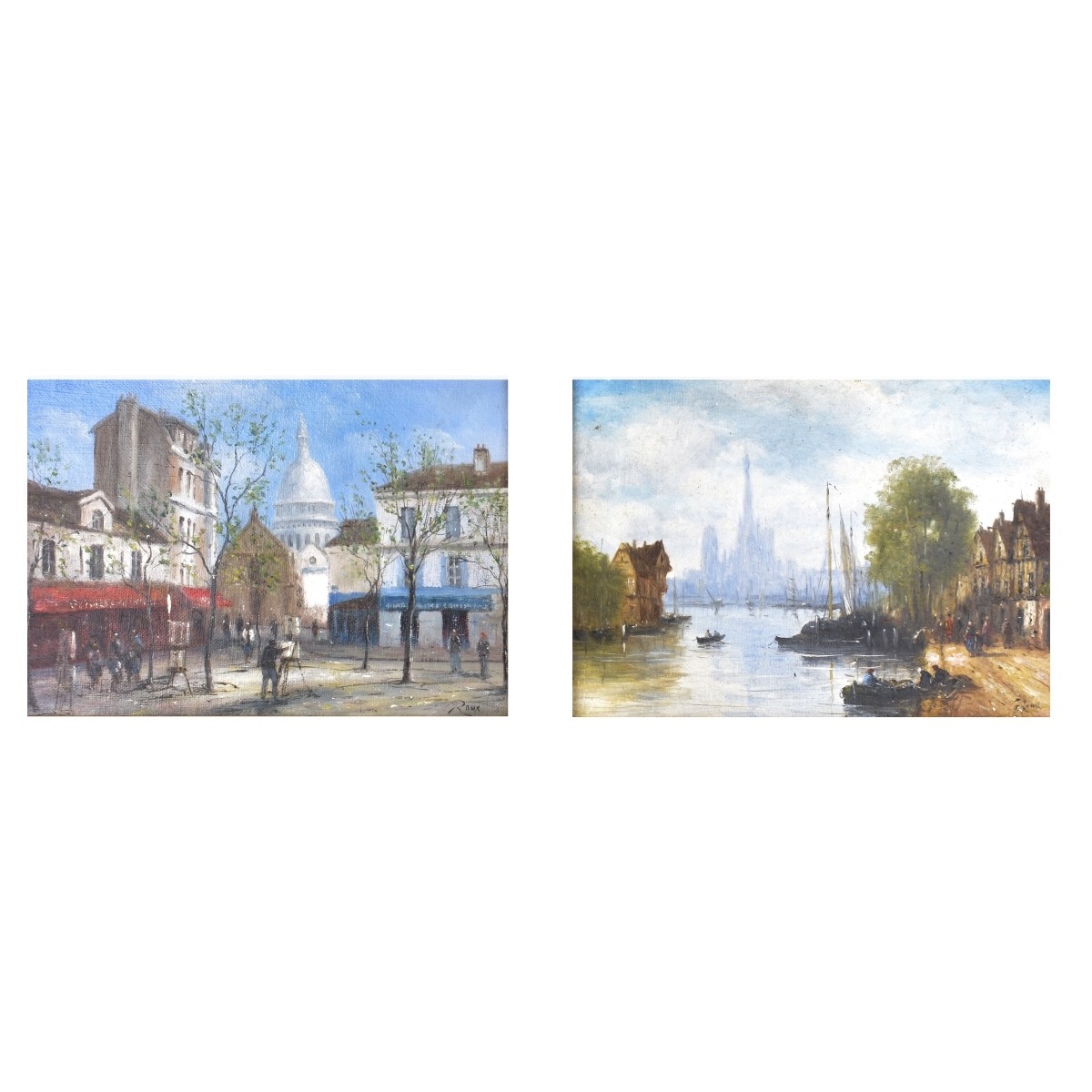 Gérard Roux | Street Scenes | MutualArt
