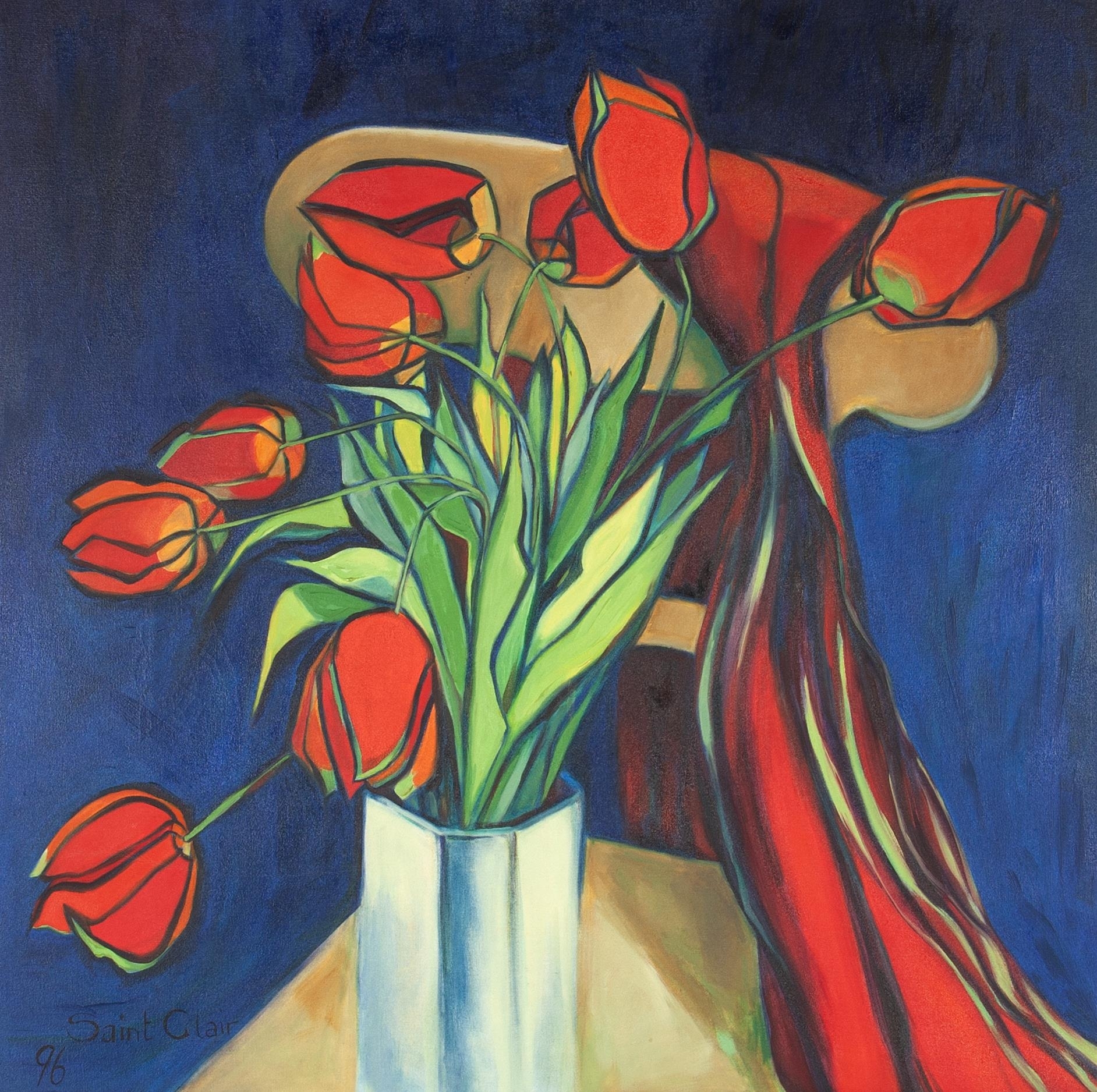 Saint Clair Cemin | TULIP STILL LIFE (1996) | MutualArt