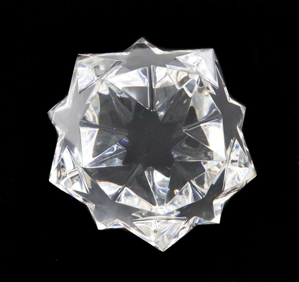 George Thompson | Steuben Art Glass Paperweight Star Sphere | MutualArt