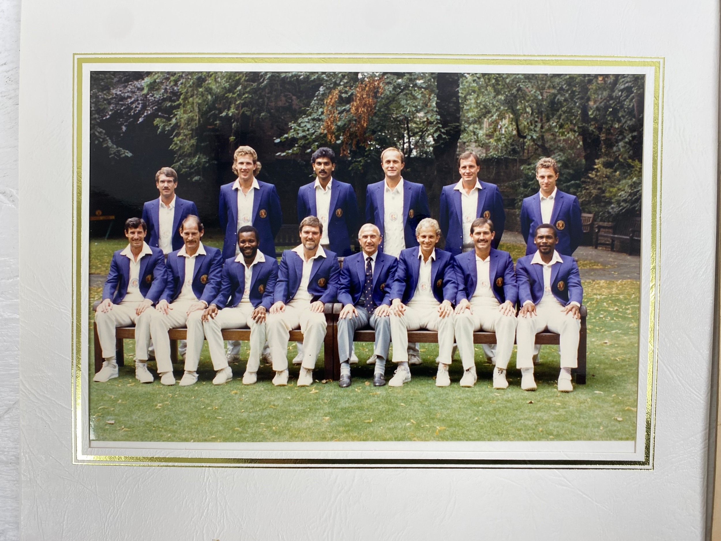 Graham Morris | A vintage hand signed 1987 India & Pakistan World Cup ...